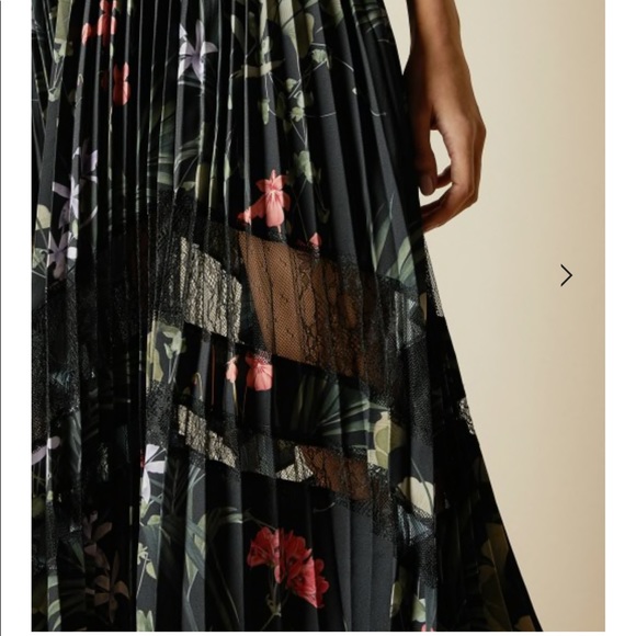 Beautiful Pleated Lace Skirt - Picture 3 of 5